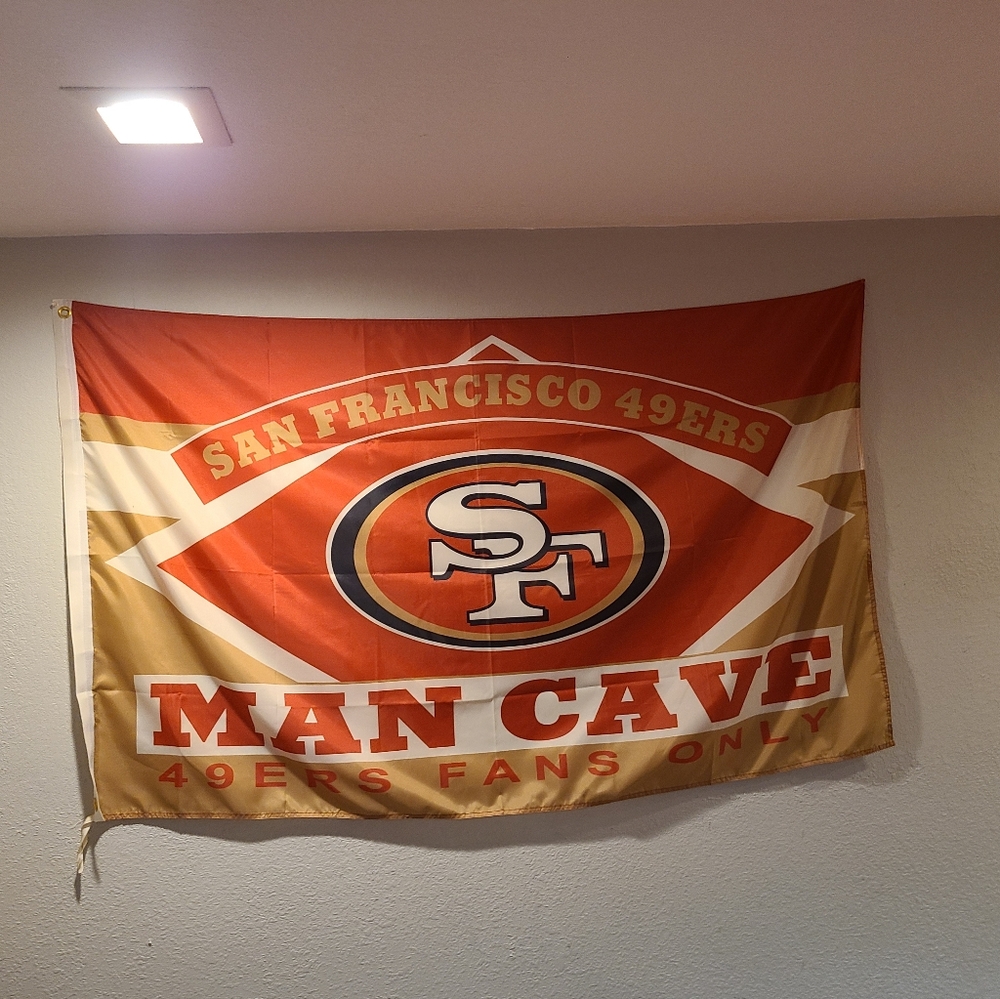 San Francisco 49ers Wall Banner Flag - Red and Gold